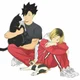 Kei Kuroo e Kenma 