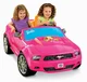 Kids in Barbie car 