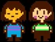Frisk and chara