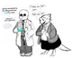 Sans and Alphys