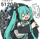 512 GB Hatsune Miku