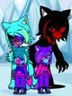 Icefoxyandshadowfoxy