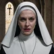 Nun on the street 