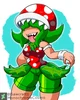piranha plant woman