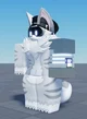 Robot cat furry