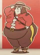 Fat mountie girl