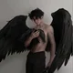 Black Angel Statue