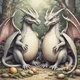 Two Eggy Dragons