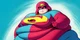 Fat superhero