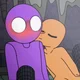 Purple x orange 