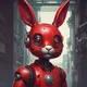 Red Robot Bunny