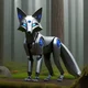 Grey Robot Fox