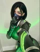 Viper cosplayer