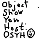 Object Show You Host