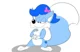 Chasity the blue fox