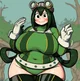 Chubby frog girl