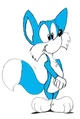 Rupert the blue fox
