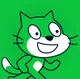 Green cat