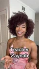 Teacher Zaynah