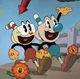 Cuphead and Mugman