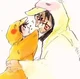 Dragon and Luffy