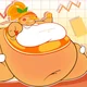 Blob Orange Cookie