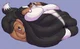 Obese male furry