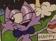 Purple cat