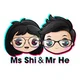 Ms shi and Mr he