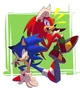 Knuckles and Sonic