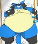Stuffed lucario