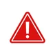 Red danger sign