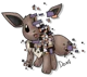 Glitched eevee