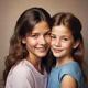 mom and daughter