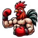 Boxing Rooster