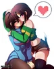 Frisk and Chara 