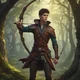 Young human archer
