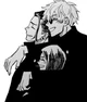 Geto Gojo and Shoko