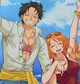Luffy y Nami