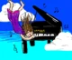 falling piano girl