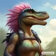 dinosaur woman