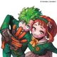 Izuku an Ochako - Cg