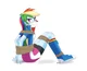 Toi en Rainbow Dash