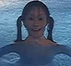 Weird pool girl