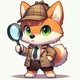 Detective shiba inu 