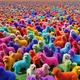 1000 Rainbow Dogs