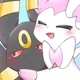 Sylveon and Umbreon