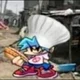 bf with a hot dog