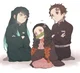Nezuko y Tanjiro AU