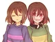 Frisk and chara